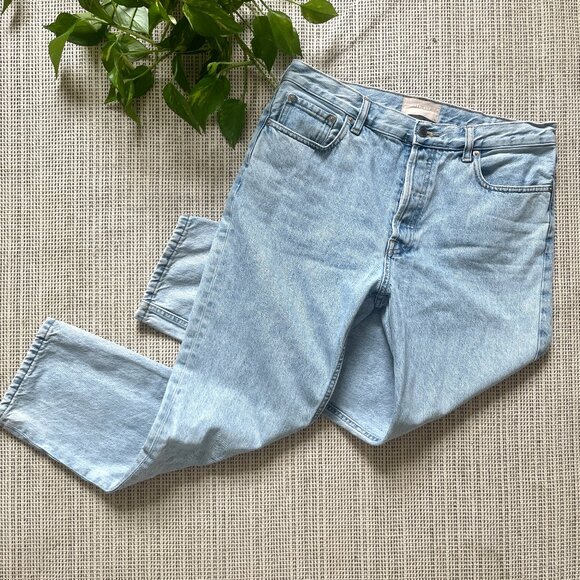 Everlane Light Wash The Relaxed Straight Fit Jeans 29R - Picture 1 of 6